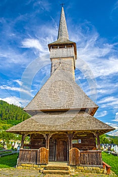 Wooden church monument in Romania