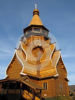 Wooden church, Moscow Russia