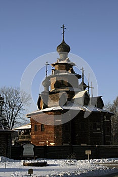 A wooden church of Russia