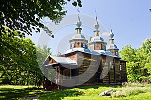 Wooden church photo