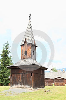 Wooden church in open-air museum