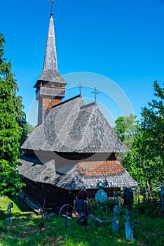 Wooden church Paraschiva at Poienile Izei in Romania