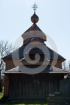 Wooden church of the Protection of the Saint Gods Mother in a village Jedlinka, Slovakia