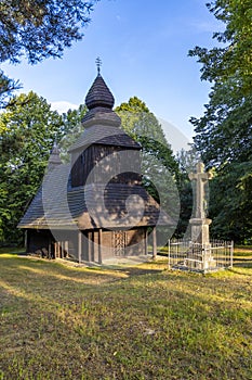 Dřevěný kostel v Ruské Bystré, Slovensko