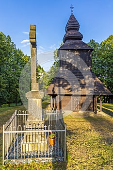 Wooden church in Ruska Bystra, Slovakia