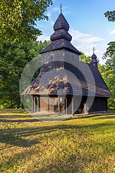 Dřevěný kostel v Ruské Bystré, Slovensko