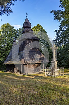 Wooden church in Ruska Bystra, Slovakia