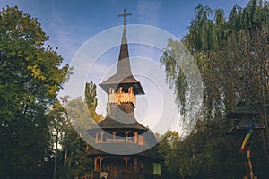 Wooden church in Soroca photo