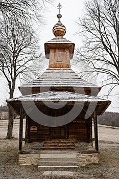 Wooden church of St George the Great Martyr in a village Jalova, Slovakia
