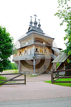 Wooden church of St. George the Victorious. Date of construction is 1685.