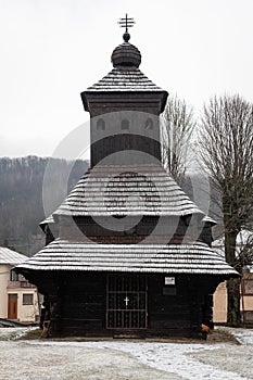 Wooden church of St Michael the Archangel in Ulicske Krive, Slovakia