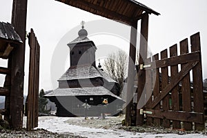Wooden church of St Michael the Archangel in Ulicske Krive, Slovakia