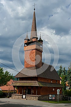 Wooden church of St. Parasks in Blansko.