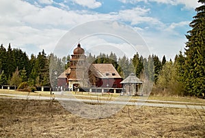 Wooden church in Svaty Kriz, Slovakia