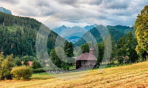 Wooden church, Tatranska Javorina, High Tatra Mountains, Western