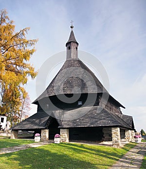 Wooden church in Tvrdosin, Slovakia