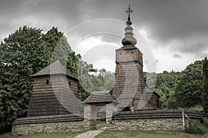 Dřevěný kostel v obci Potoky, Slovensko