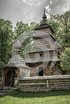 Dřevěný kostel v obci Zboj, Slovensko