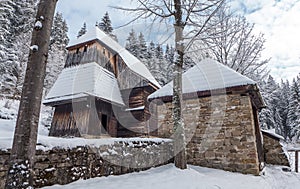 Wooden church in Zunerec, Slovakia