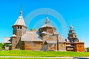 The wooden churches in Suzdal