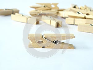 wooden clip