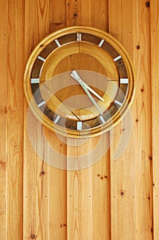 Wooden clock