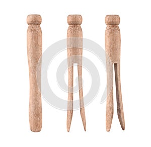 Wooden clothes pins