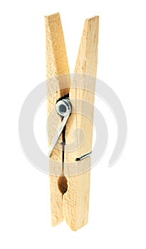 Wooden clothespin photo