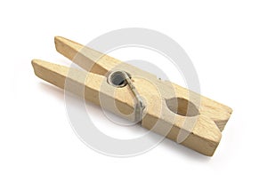 Wooden clothespin