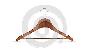 Wooden coat hanger