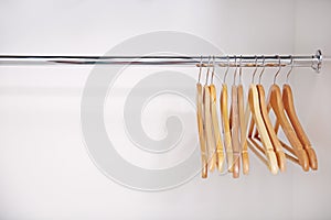 Wooden coat hangers