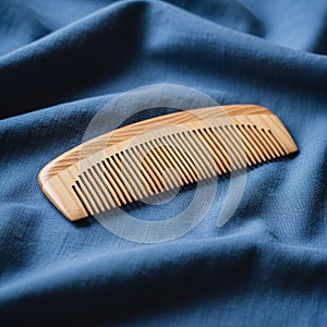 A smooth polished finish with a gentle curve and its natural wood grain