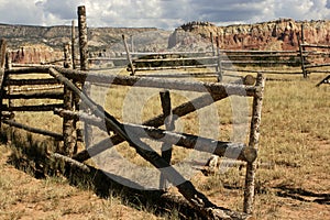 Wooden corral