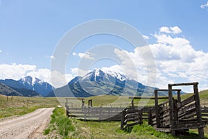 Wooden Corral in Paradise Valley