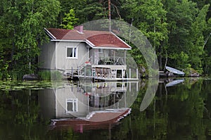 Wooden cottage