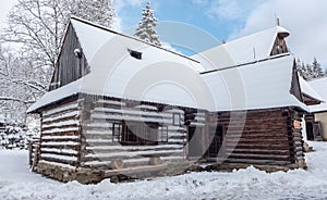 Wooden cottage in Zuberec, Slovakia