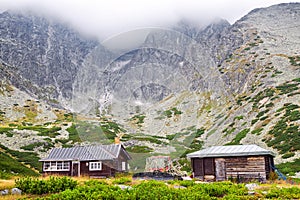 Wooden cottages in High Tatras, Slovakia