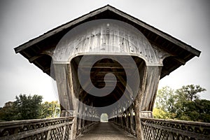 Wooden Covered Bridge