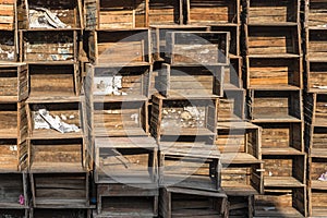 Wooden crates