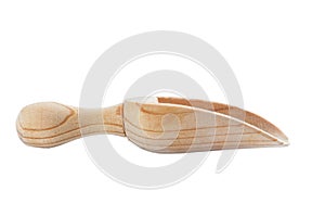Wooden crop spoon