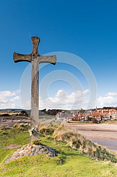 Wooden Cross at Alnmouth