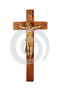 Wooden crucifix photo