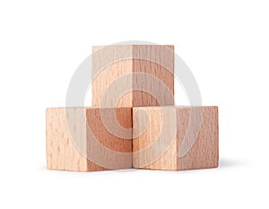 Wooden cubes