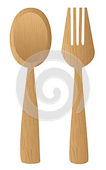 Wooden cutlery