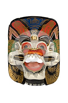 Wooden Dayak Mask