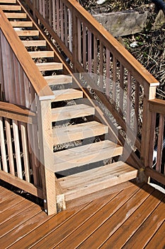 Wooden deck