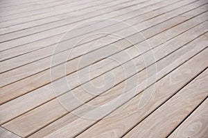 Wooden deck