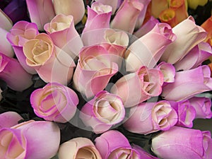 Wooden decorative roses