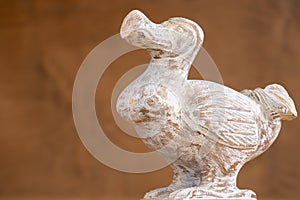 Wooden Dodo bird - typical souvenir from Mauritius island. Dodo