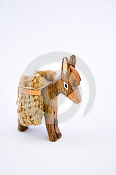 Wooden donkey souvenir